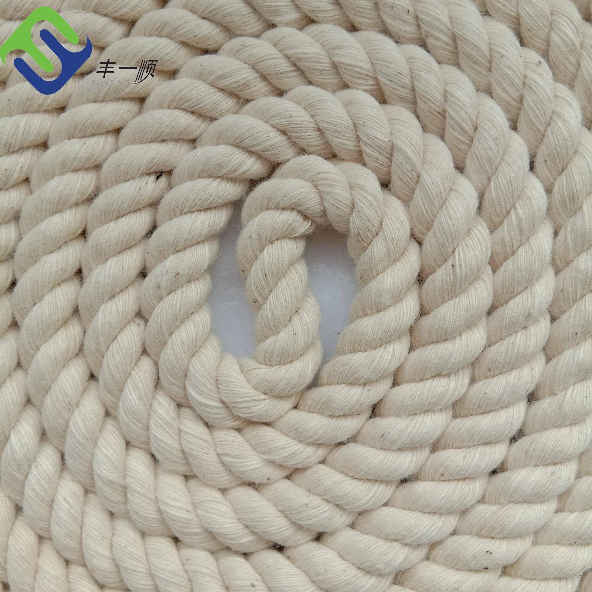 China Cheap price Braid Aramid Rope - High Corrosion Resistance Natural 4mm Braided Cotton Rope For Decoration  – Florescence