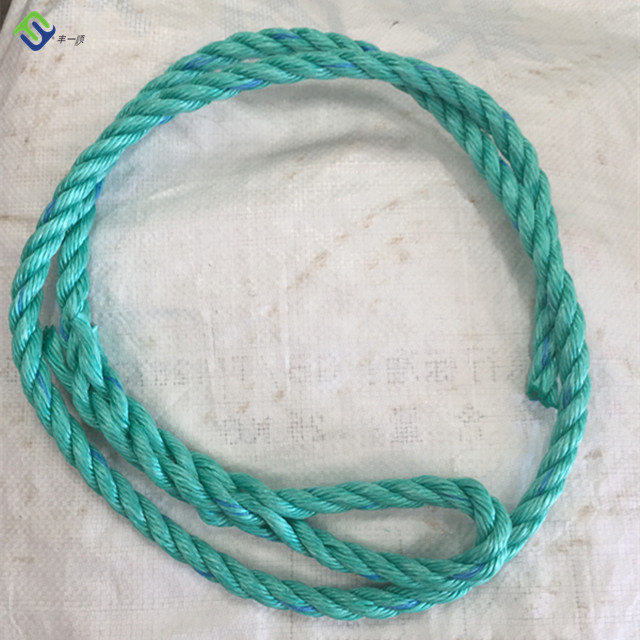 China wholesale Nylon / Pp Rope - Fish Farming 10mm 3 Strand Twisted Polypropylene PP Rope With Splice – Florescence