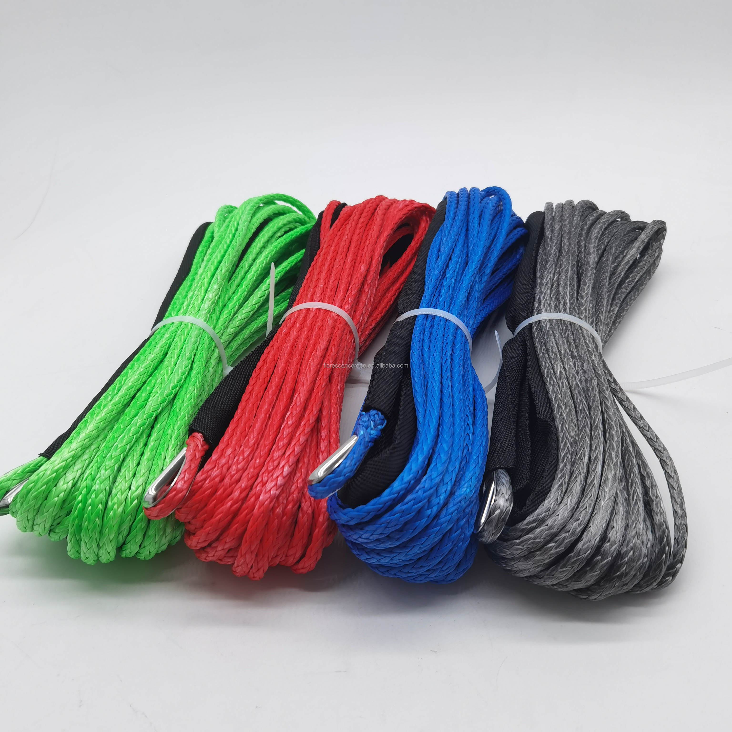 Cheap PriceList for Color Rope - 12 strand uhmwpe rope synthetic winch braided rope for offroad car accessories – Florescence