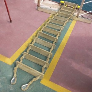 15 metrong barko wooden marine magnet para sa pilot rope ladder suppliers wooden step thimble assist