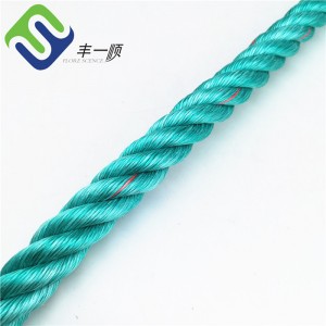 High strength 3 strand twist PP monofilament rope for pulling