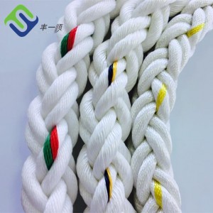Factory supply 8 strand ship used rope floating polypropylene rope 72 mm
