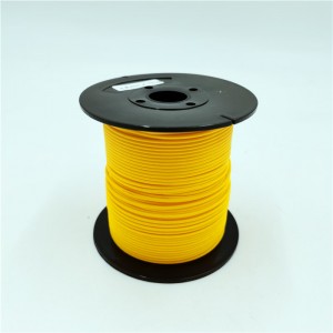 高強度 1.5 mm 二重編組 uhmwpe 釣りロープ、黄色