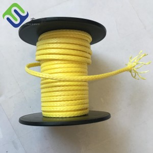 12 Strand Braided Synthetic UHMWPE Winch Towing Rope 2mm