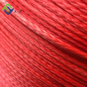 3mm 12 Strand Braided Uhmwpe Synthetic Paraglider Winch Towing Rope