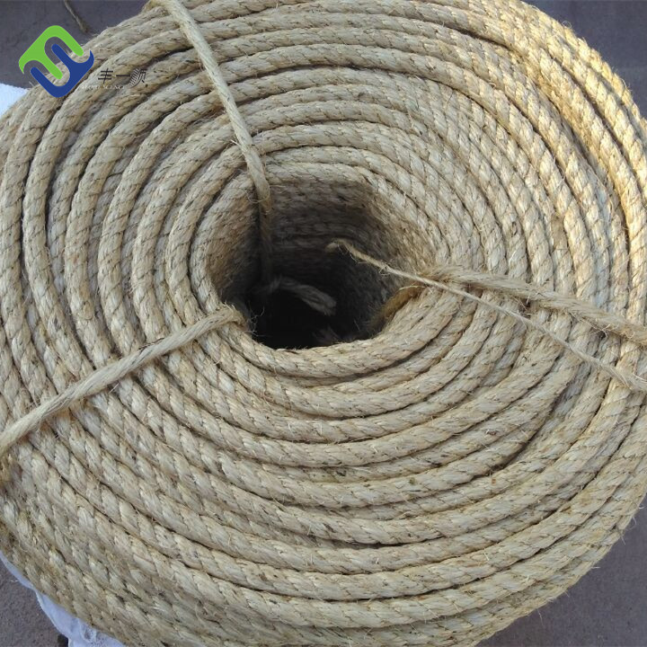 China 100% natural sisal rope hemp rope 4mm-40mm hot sale factory and  manufacturers