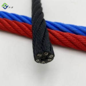 16mm 6×8 Fiber Core PP Multi Combination Rope With Connectors