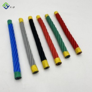 Customized Colorded 6×8 Playground PP/PET Combination Wire Rope 16MM/18MM