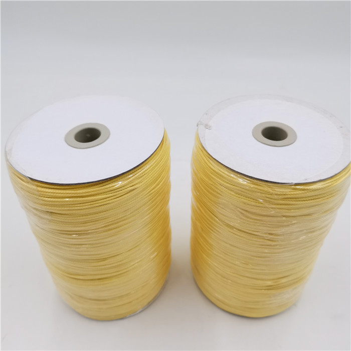 China Manufacturer for 2mm 3mm Uhmwpe Rope - 6mm 3 strand twisted aramid rope twine for packing – Florescence
