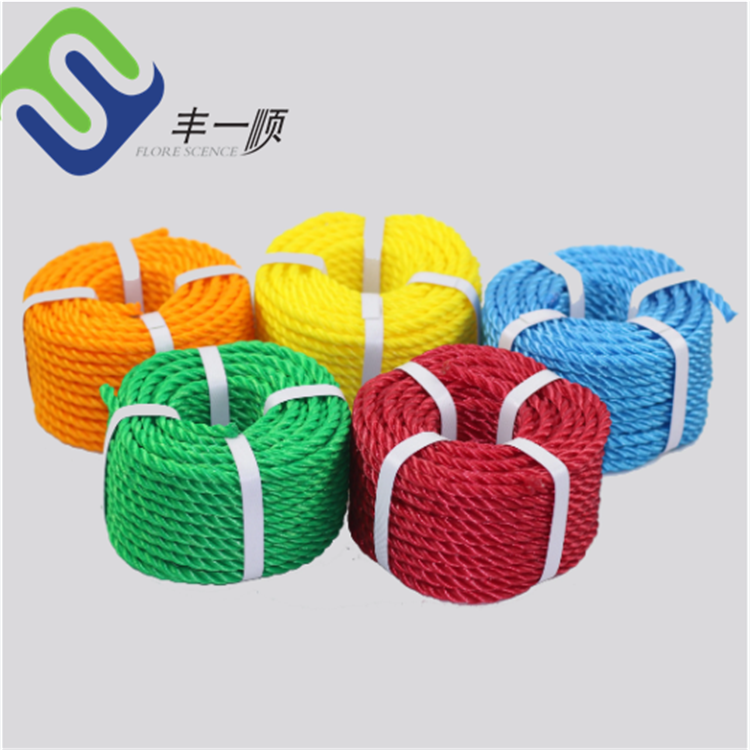 China wholesale Sisal Rope - 3 Strand Twisted Polyethylene Rope 2mm-20mm PE Fishing Rope With Multi Colors – Florescence