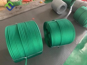 6 szál 16 mm-es PP acélhuzal magos kombinált kötél játszótéri mászóhálóhoz