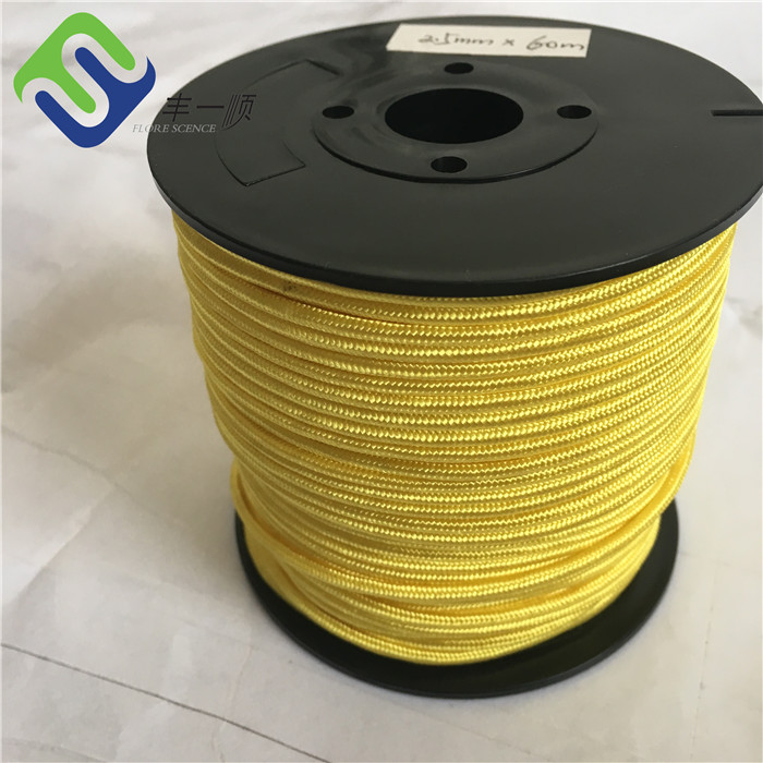 OEM/ODM Manufacturer High Tensile Polyester Rope - Super strong 2mm 16 strand UHMWPE braided fishing line  – Florescence