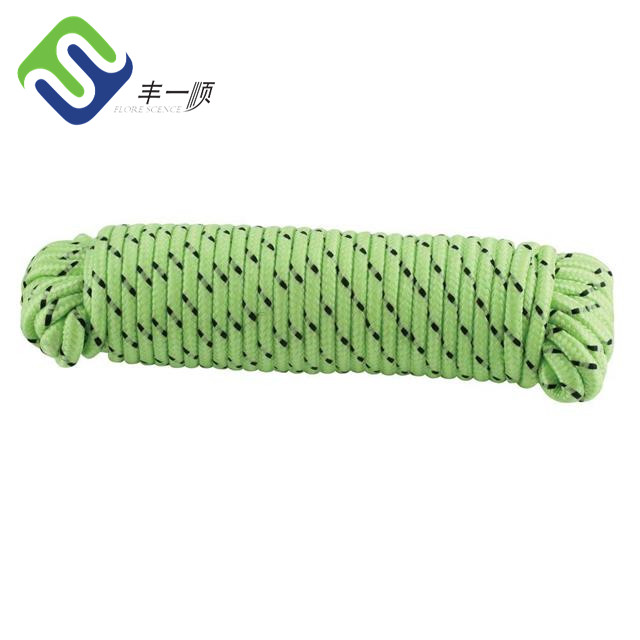 Factory Promotional Double Braided Nylon Rope - High Quality 12mm Glow In the Dark Rope Luminous Rope PP Rope  – Florescence