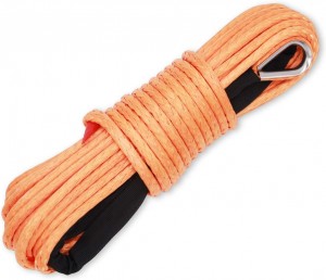 High quality synthetic 10mm * 30m uhmwpe winch rope