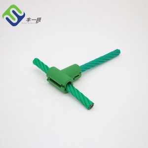 16mm Playground Accessories For Rope Plastic T Connector