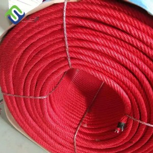 طناب ترکیبی هسته سیم فولادی پلی پروپیلن 6 رشته 16 میلی متری چند رنگ برای فروش