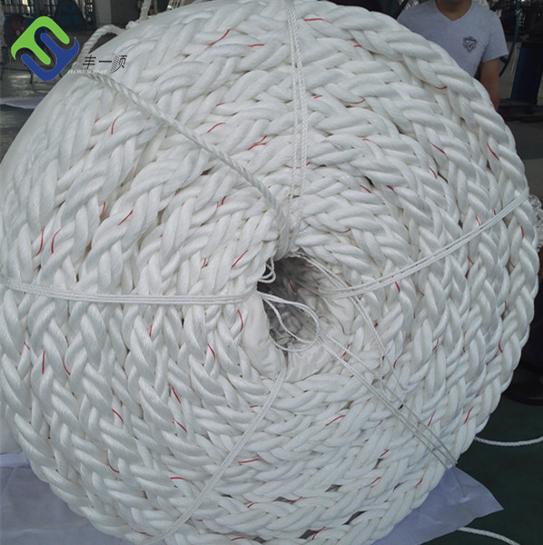 Good quality Pe Braided Rope - 8-strand marine PP( polypropylene) mooring hawser rope price  – Florescence