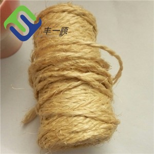تولید کننده وظیفه سنگین طناب سیزال نخ جوت خام طبیعی پیچ خورده است