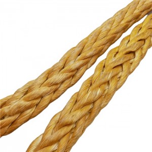 Qingdao Florescence 12 Strands UHMWPE Rope for Mooring and Ships Marine Ropes