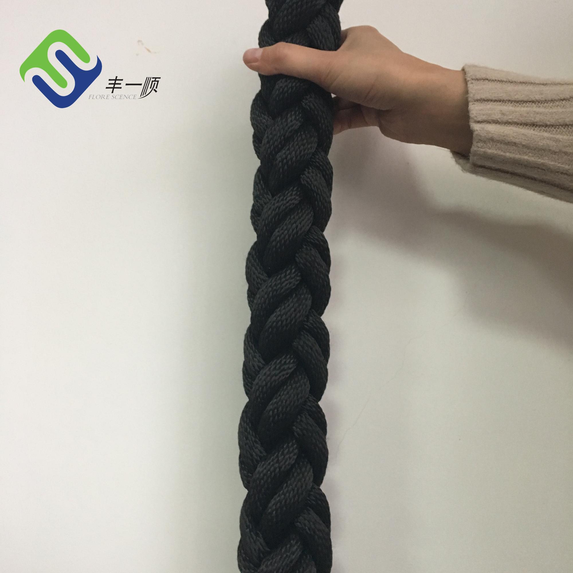 China 8 Strand Braided 28mm-160mm Polyester Marine Rope factory and  manufacturers