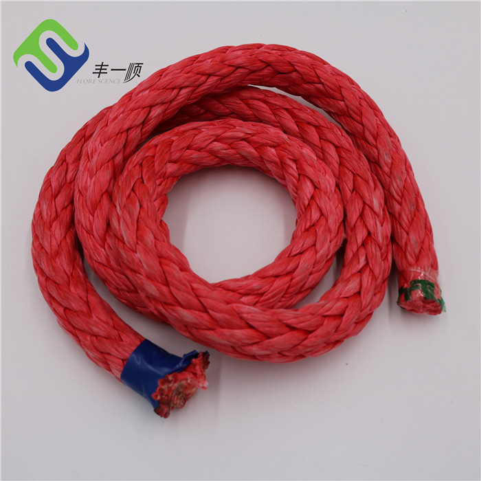 China wholesale Nylon / Pp Rope - 12 strand HMPE rope fishing boat rope  – Florescence