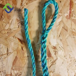 10mm x 175cm 3 Strand Polypropylene Rope With Splice For Mariculture