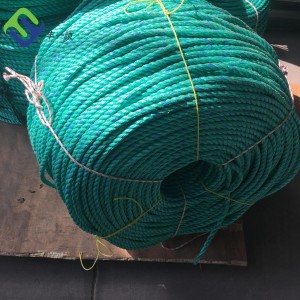 10mm Fish Farming Rope 3 Strand Twisted Polypropylene PP Rope For Sale