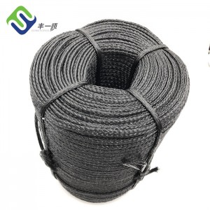 Corda trenada buida de 8 fils de PP o polietilè S'utilitza per empaquetar cordes