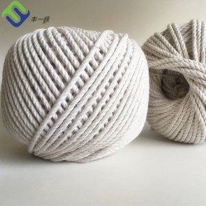 3mmx100m Macrame Cotton Twisted Corda Decorativa Vendita Calda Per Amazon Store