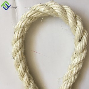 Twisted 3 Strand Rope Natural Fiber Rope 12mm Sisal Rope For Cat