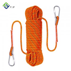 Mountain Static climbing rope for rock climbing gear