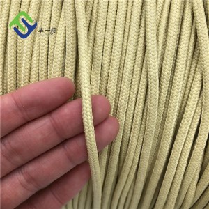Braided Wire Fireproof Retardant Pangingisda linya aramid fiber rope