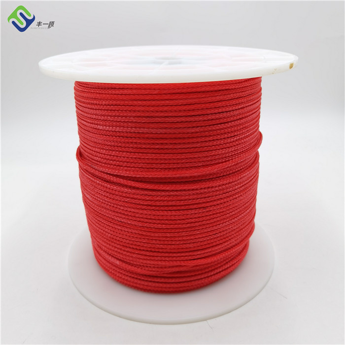 OEM/ODM Factory Sisal Rope Baler Twine - 3mm 12 Strand Braided Uhmwpe Synthetic Paraglider Winch Towing Rope – Florescence