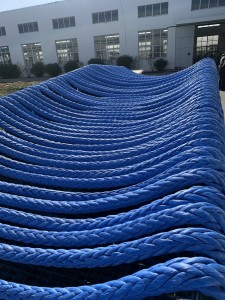 12 Strands Coated UHMWPE Rope synthetic fiber manufacturer