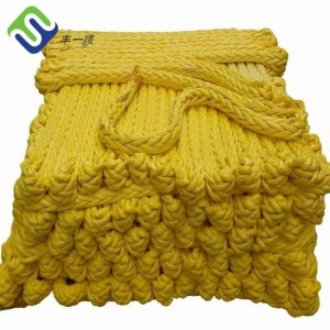 High Tensile 12 Strand Braided UHMWPE Winch Towing Rope Ship Mooring Rope UHMWPE Rope