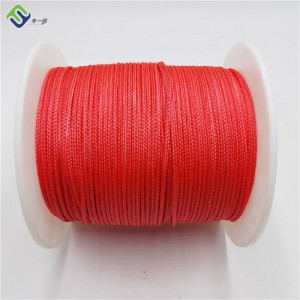 Разнобојна плетенка со 12 жици 3мм паралидерско јаже за винч за влечење UHMWPE линија