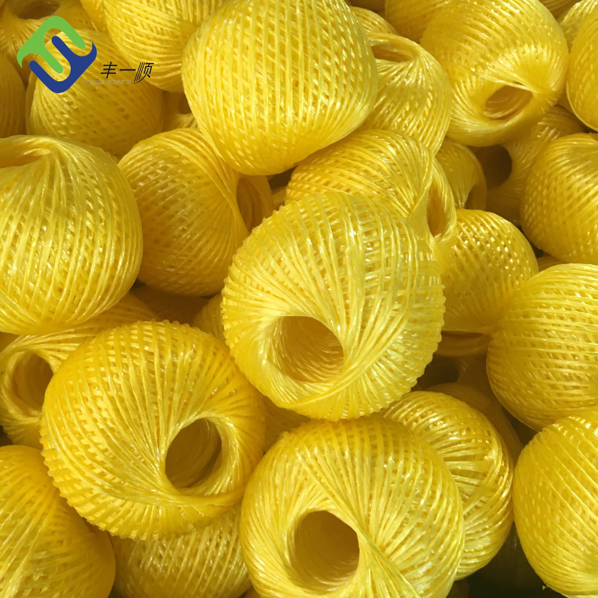 High Quality 3 Strand Twisted Plastic Rope PP String PP Twine Packaging Rope Featured Image