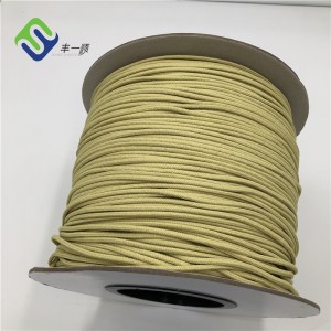 High temperature resistance aramid braided rope special rope