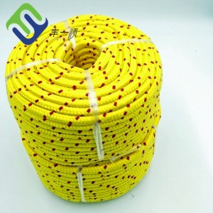 Corda flotante de rescate de polipropileno trenzado de 16 fíos Venta quente