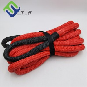 22mmx9m Nylon Tug Kinetic Recovery towing Rope with PU cotaing
