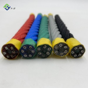 Hot Sale 16mm 6*8 Steel Wire Core Combination Playground Rope