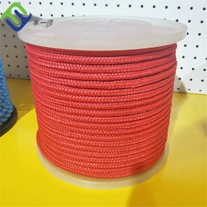 8mm/10mm/12mm Polyester Double Braided Sailing Rope For Yatching Rope