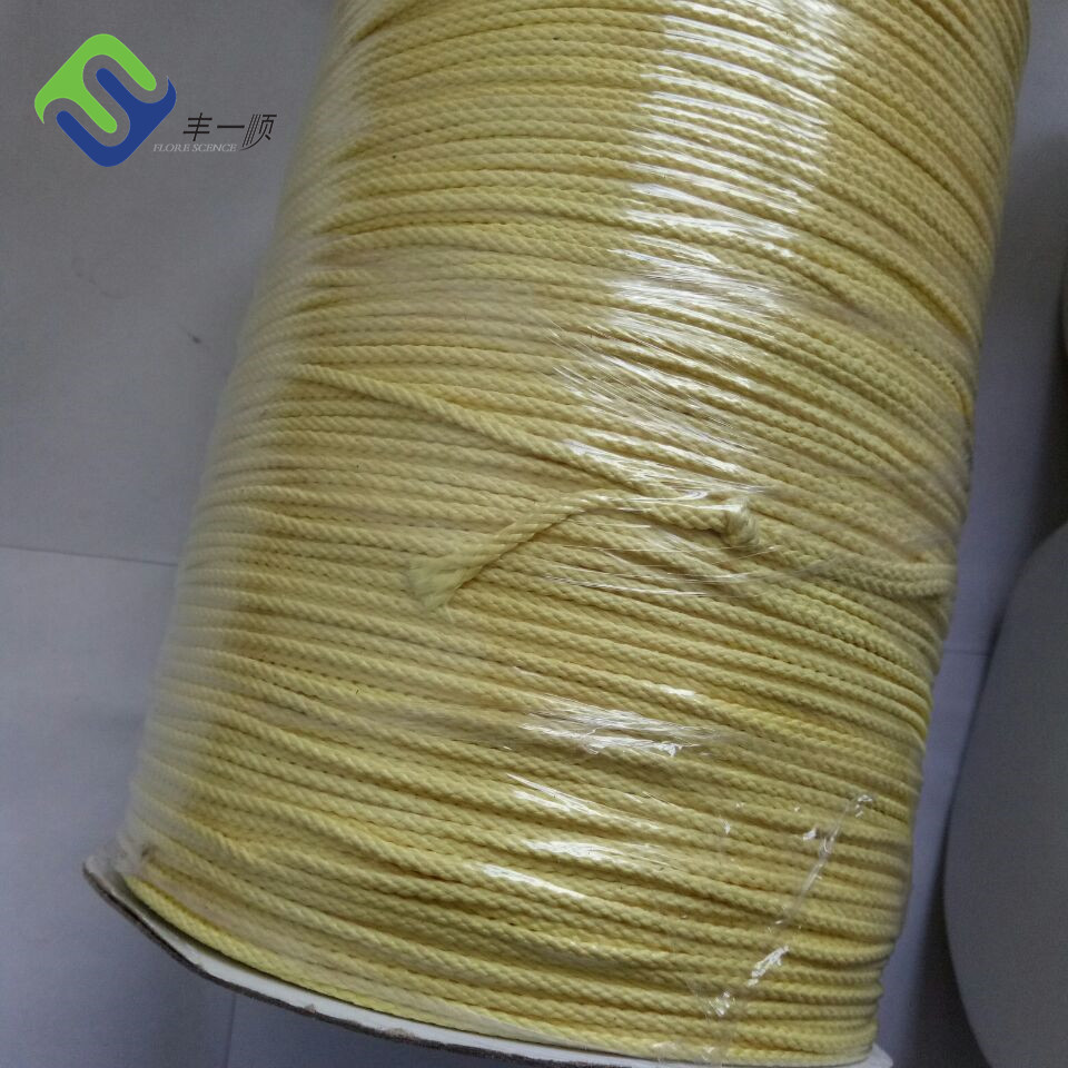 China Special Design for Kevlar Rope 1mm - 3mm 16 strands braided kevlar  aramid rope for kite line – Florescence factory and manufacturers