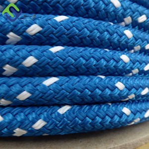 8мм/10мм/12мм поліестеровий подвійний плетений вітрильний трос для мотузки