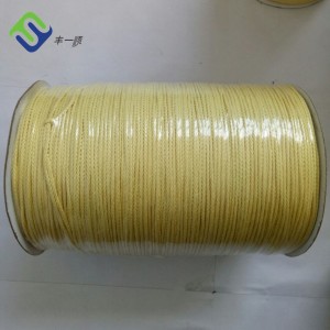 Corda de aramida kevlar trançada de 3mm 16 fios para linha de pipa