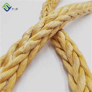12 Strand UHMWPE Synthetic Rope UHMWPE Ship Rope For Sale