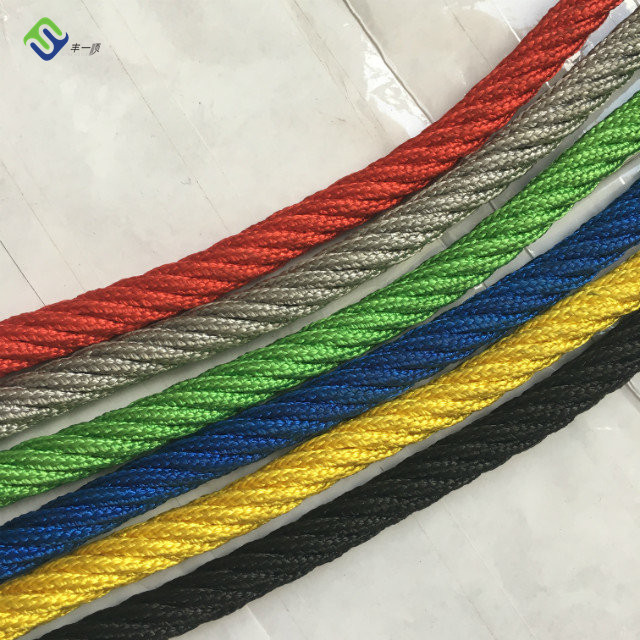 Professional Design Polypropylene Marine Rope - 16mm Polyester combination rope with steel wire core for playground – Florescence