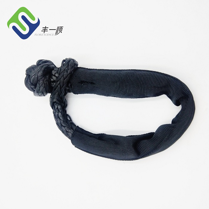Chinese wholesale Customized Aramid Fiber Rope - Synthetic UHMWPE 4×4 Loop Knot Soft Rope Shackle Off Road For Recovery  – Florescence