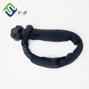 12 Strand Braided Synthetic UHMWPE Soft Rope Shackle Mei High Breaking