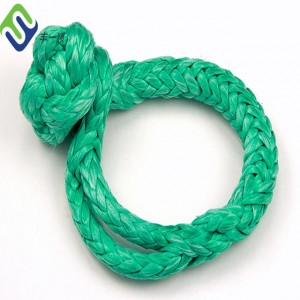 12 Strand Braided Synthetic UHMWPE Shackle Soft Rope Shackle with High Breaking